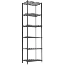 REGILLER 6 Wire Shelving Steel Storage Rack Adjustable Unit Shelves for Laund...
