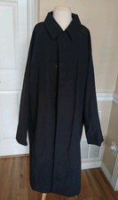 Uniqlo U Trench Coat Waterproof Mens Black Bl...