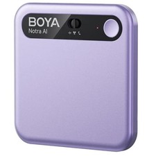 Boya Notra AI Voice Recorder - Purple Transcribe & Summarize, Bluetooth