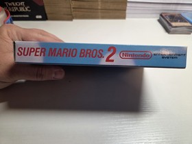 Super Mario Bros 2  NES 3 Screw Rev-A Cib Minty Box 🔥 