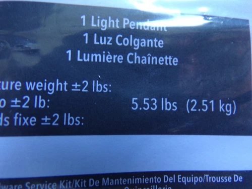 Hunter Lochemeade 1-Light Noble Bronze Pendant Seeded Glass 19205 @dS - Picture 8 of 11