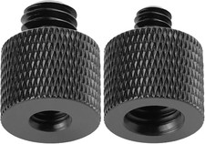 1/4 to 3/8 Adapter and 3/8 to 1/4 Adapter Male to Female Camera Screw Tripod Ada