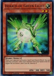 Herald of Green Light BLMM-EN102 Ultra Rare 1st Edition
