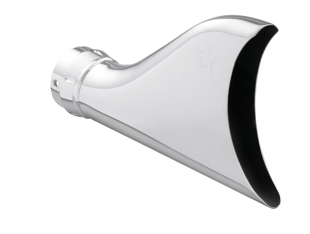 Punta a cola de tiburón Cromada 2,5" Freedom Performance Exhaust ZO-735756