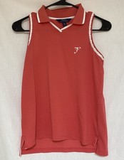 Polo Ralph Lauren Sleeveless Shirt Top Tank Large 12-14 Girls Coral Pink Mermaid