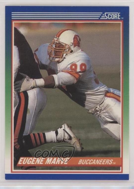 1990 Score Eugene Marve #109 0z3d