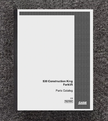 #ad 530 FORKLIFT TRACTOR CONSTRUCTION KING PARTS MANUAL CATALOG FITS 1964 CASE 530CK $19.55