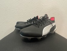 Puma King Ultimate FG/AG Men  s Leather Soccer Cleats Black Size 11 107563-01