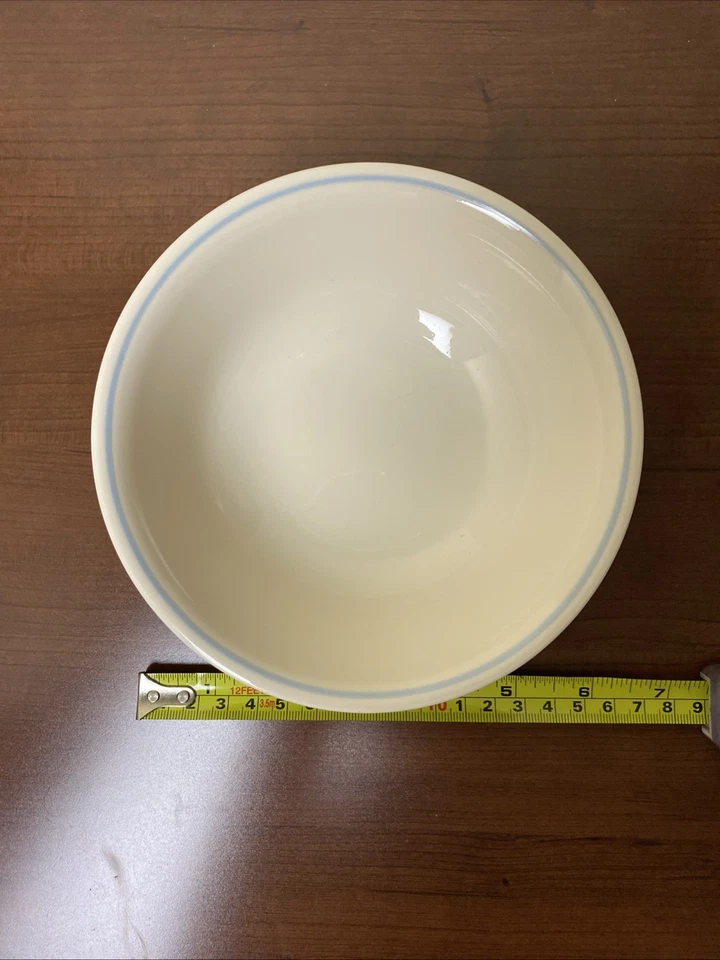 Corelle Blue Lily • First Spring Lace Bouquet Cereal Soup Bowl  6.25" Off White - Image 3 of 4