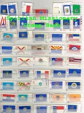 State Flags Stamps: 49 Assorted 13¢ Cancelled US Postage  (11-439)