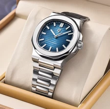40MM PAGANI DESIGN Automatic Mens Watch Diver Waterproof Sapphire Stainless NEW
