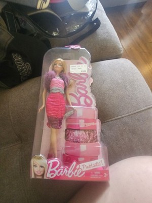 Barbie Kohls Exclusive Pinktastic Dolls Pink & Silver Dress/Ombre Dress  X6995