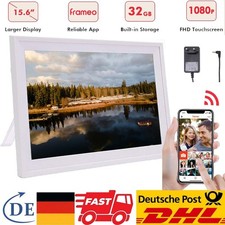 Digitaler Bilderrahmen - 15,6 Zoll IPS Display Touch, WIFI,Frameo 32GB,1920*1080