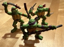 Teenage Mutant Ninja Turtles Figuren 1990 Bullyland Mirage Studios 3er Set