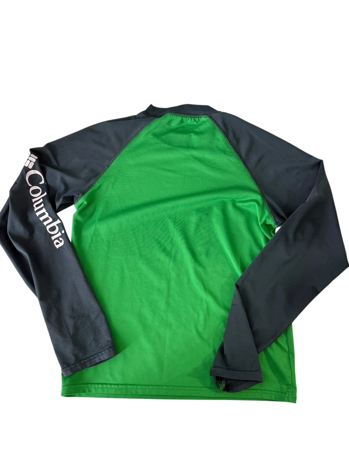 Camisa de natação masculina Columbia Omni-Shade proteção solar tamanho P (8 anos) manga longa - Imagem 4 de 4