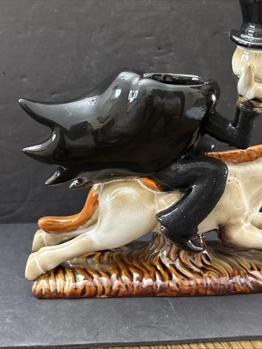 Yankee Candle Boney Bunch Ghost Rider Headless Horseman Votive Holder 2010 Rare image 9