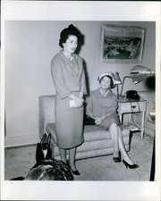 1986 Lady Bird Johnson Rose Kennedy Campagining Nc 1960 Politics 8X10 Photo