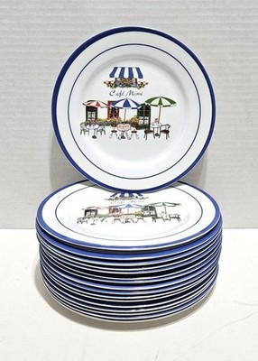 17 Cafe Mimi Melamine Miracle 8'' Salad/Dessert/Bread Plates