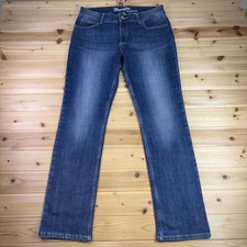 Wrangler Jeans Womens 11 Straight Leg Mid Rise Medium Wash Denim Blue Jeans