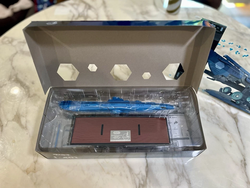 Figura submarina Good Smile Company I-401 acero azul escala 1/350 Ars Nova DC Foto 3 de 4