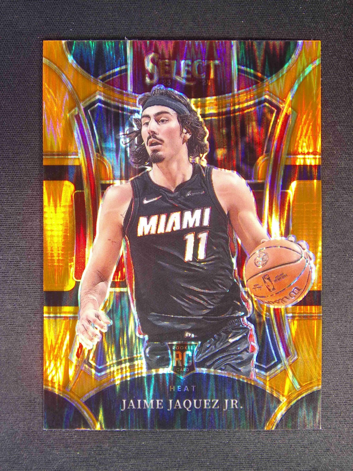 2023-24 Panini Select Jaime Jaquez Jr. #302 Mezzanine RC Rookie Orange Flash