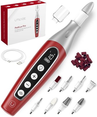 PediLux Pro Professional Manicure Pedicure Kit Cordless