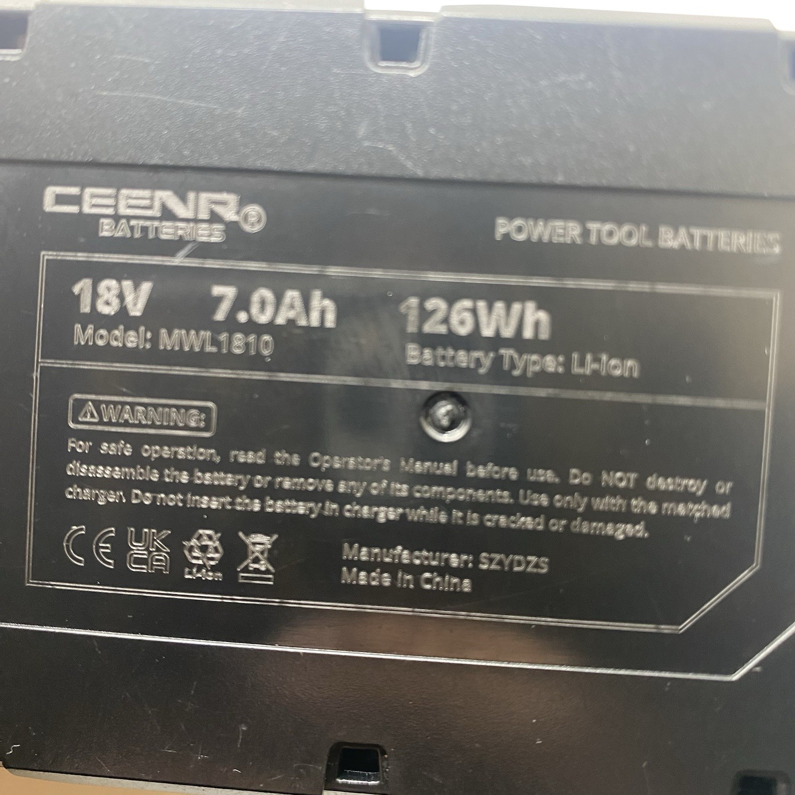 For Milwaukee Model: MWL1810 M18 Redlithium 7.0Ah High-Capacity Battery