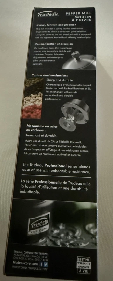 Molino de pimienta Trudeau 12" azul Ombré se parece a Le Creuset Foto 3 de 4