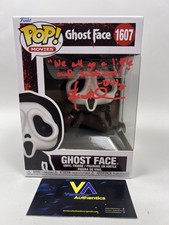 Skeet Ulrich Signed Ghost Face Scream 1607 Funko Pop w/ QUOTE + JSA WITNESS COA