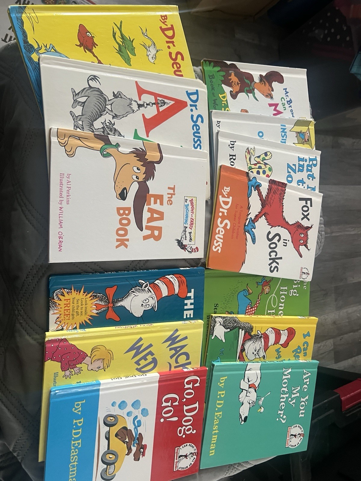 Vtg 13 Orig Dr. Seuss Beginners Books Random House 60's 70's Book Club Edition
