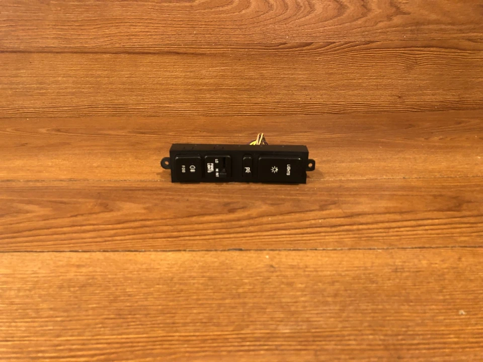 Buick Riviera Reatta 1990 tablero delantero faro antiniebla interruptor panel de control OEM Foto 2 de 4