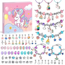 WEVOL Kit Braccialetti Fai da Te Idee Regalo Bambina Ragazza 5-13 Anni