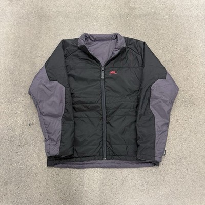 Helly Hansen Black/Grey Insulated Jacket Size Men s Large