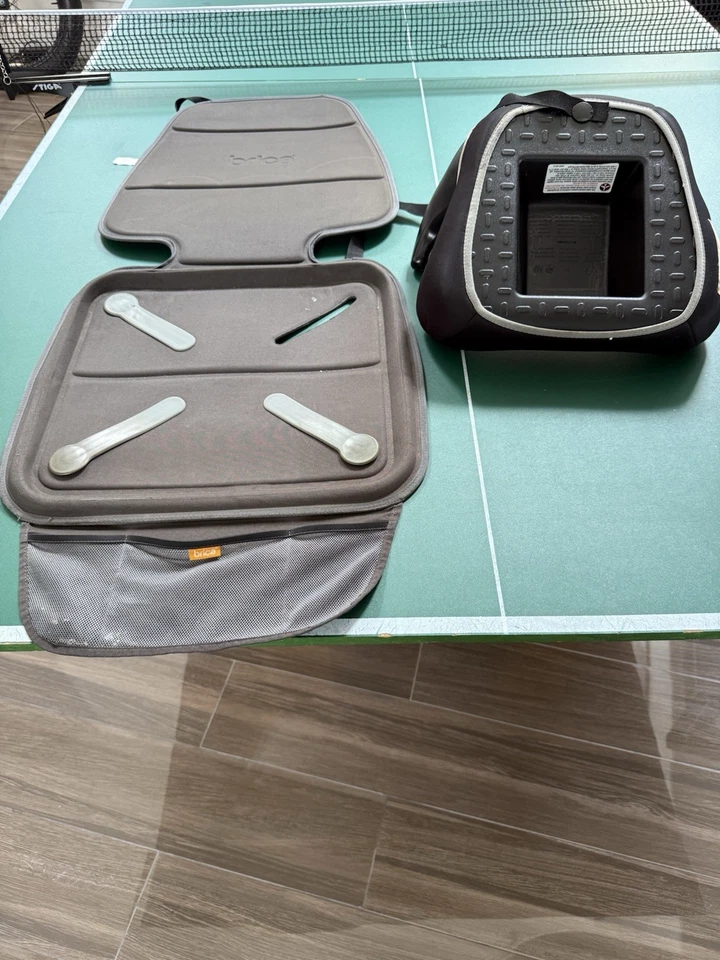 Preowned Good Condition Booster Seat and Brica Seat Cover Black - Image 2 of 3