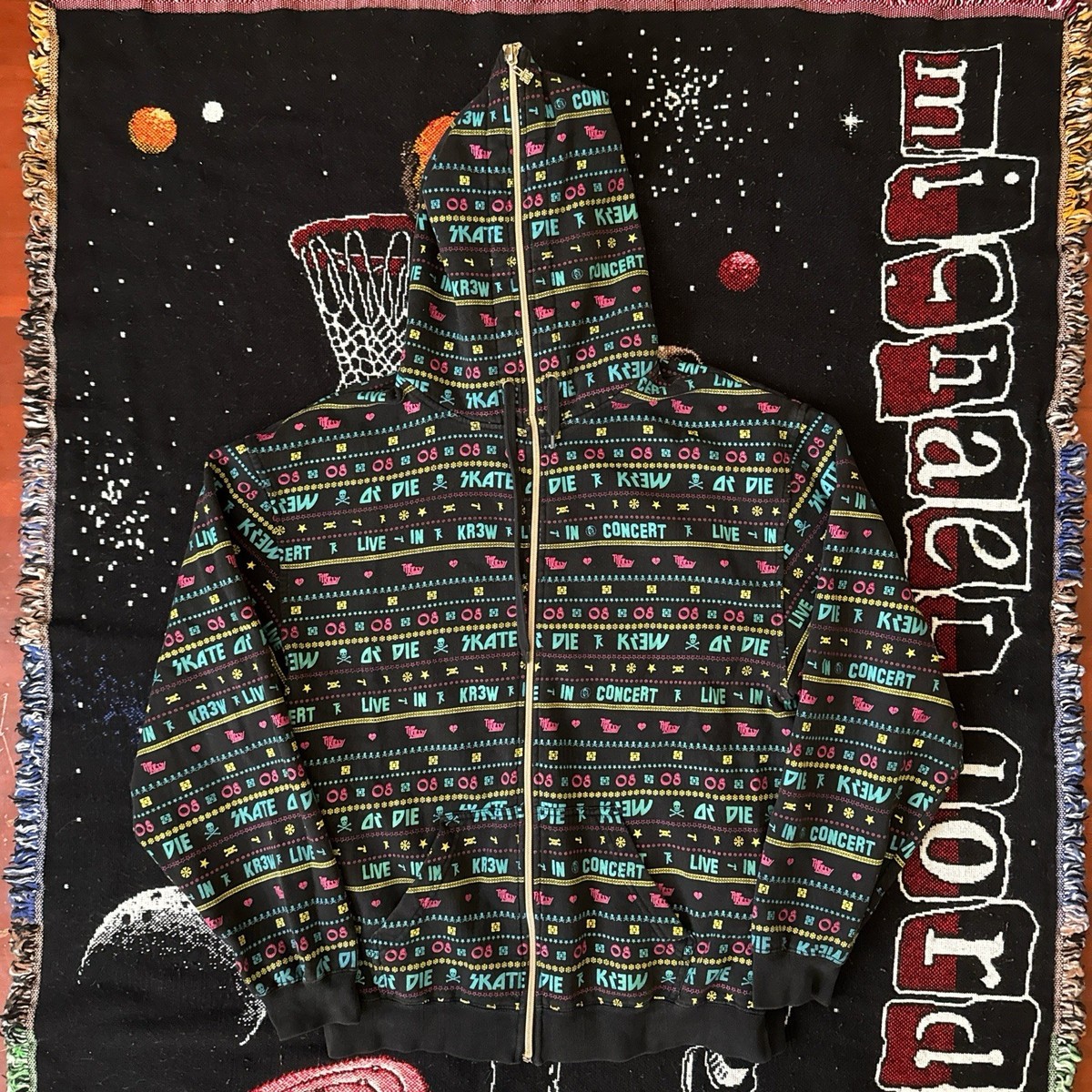 Krew TK Men's Live in Concert Hoodie Full Zip Sweatshirt Men's