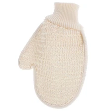Bath Gloves for Shower Sisal Scrubber Double Sided Bathing Sponges Kids