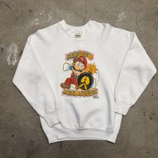 Vintage 90s Nintendo Mario Madness Crewneck Sweater Sz Medium 19 x 25