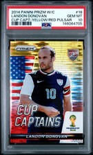 2014 PANINI PRIZM WORLD CUP CUP CAPTAINS #18 LANDON DONOVAN PSA 10