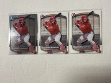Rainiel Rodriguez RC LOT 3 2025 Bowman Chrome Draft 2 Base #BDC72 Top Prospect