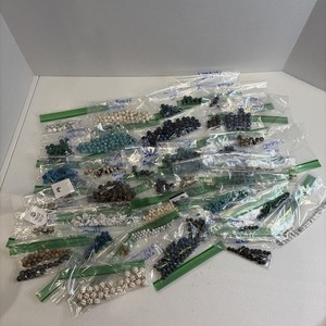 Assorted Natural Stone Beads for Jewelry Making Bulk Semi-Precious 37 Types READ
