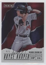 2017 Panini Father's Day USA Baseball Lava Flow 4/5 Bryce Harper #USA4 nd3