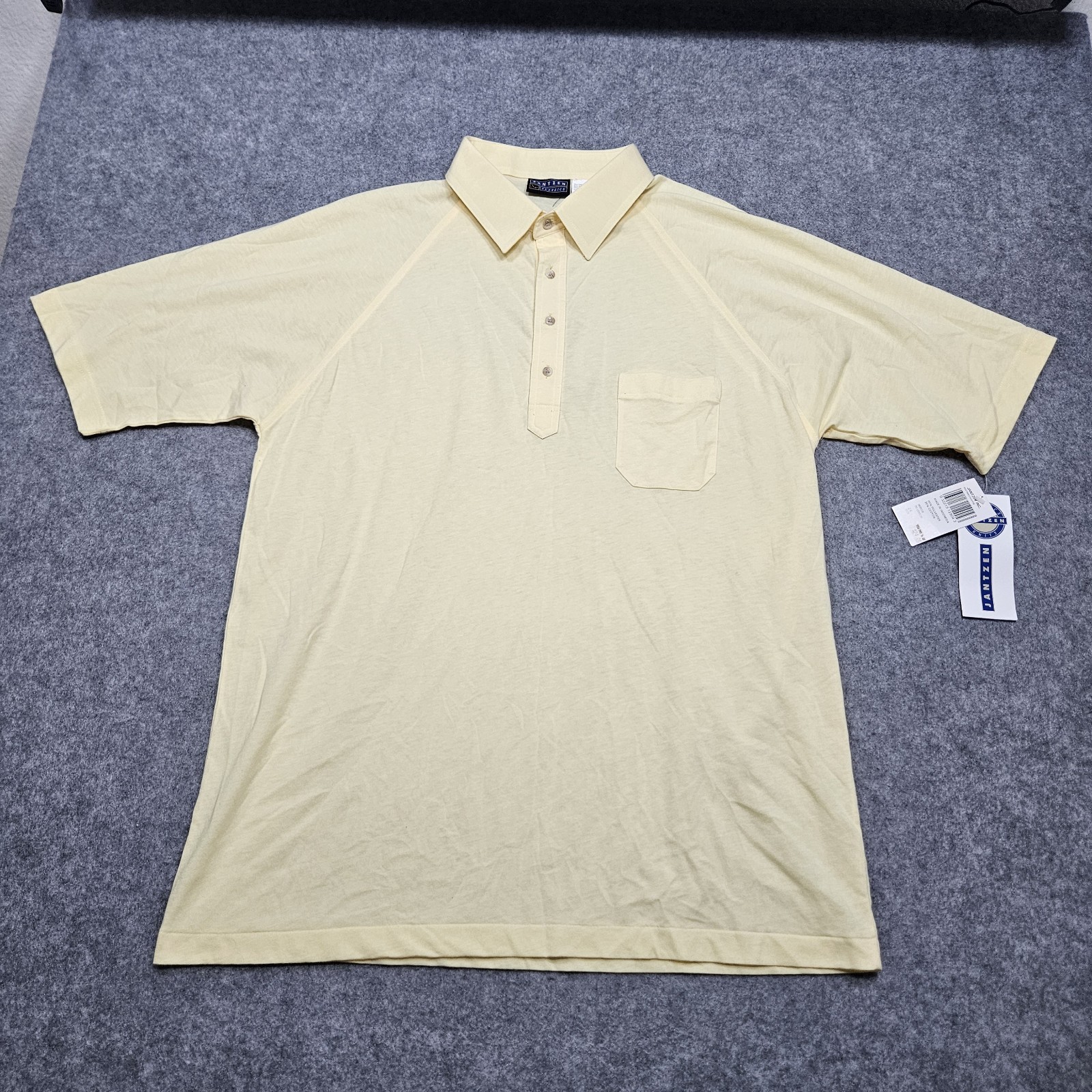 NOS Vintage Jantzen Classics Polo Golf T Shirt Men 2XL Classic Short Sleeve