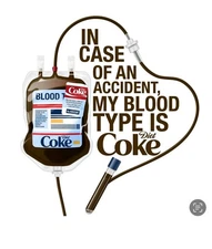 12"W x 12"H Custom Print DTF Direct to Film Heat Transfer My Blood Type