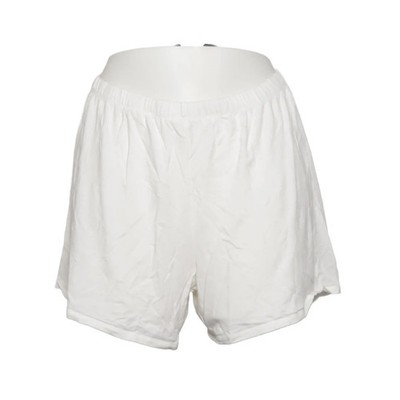 Erlich Textil, Pyjamashorts, Größe: 40, Light Touch, Weiß, Elasthan/Lyocell #PMM