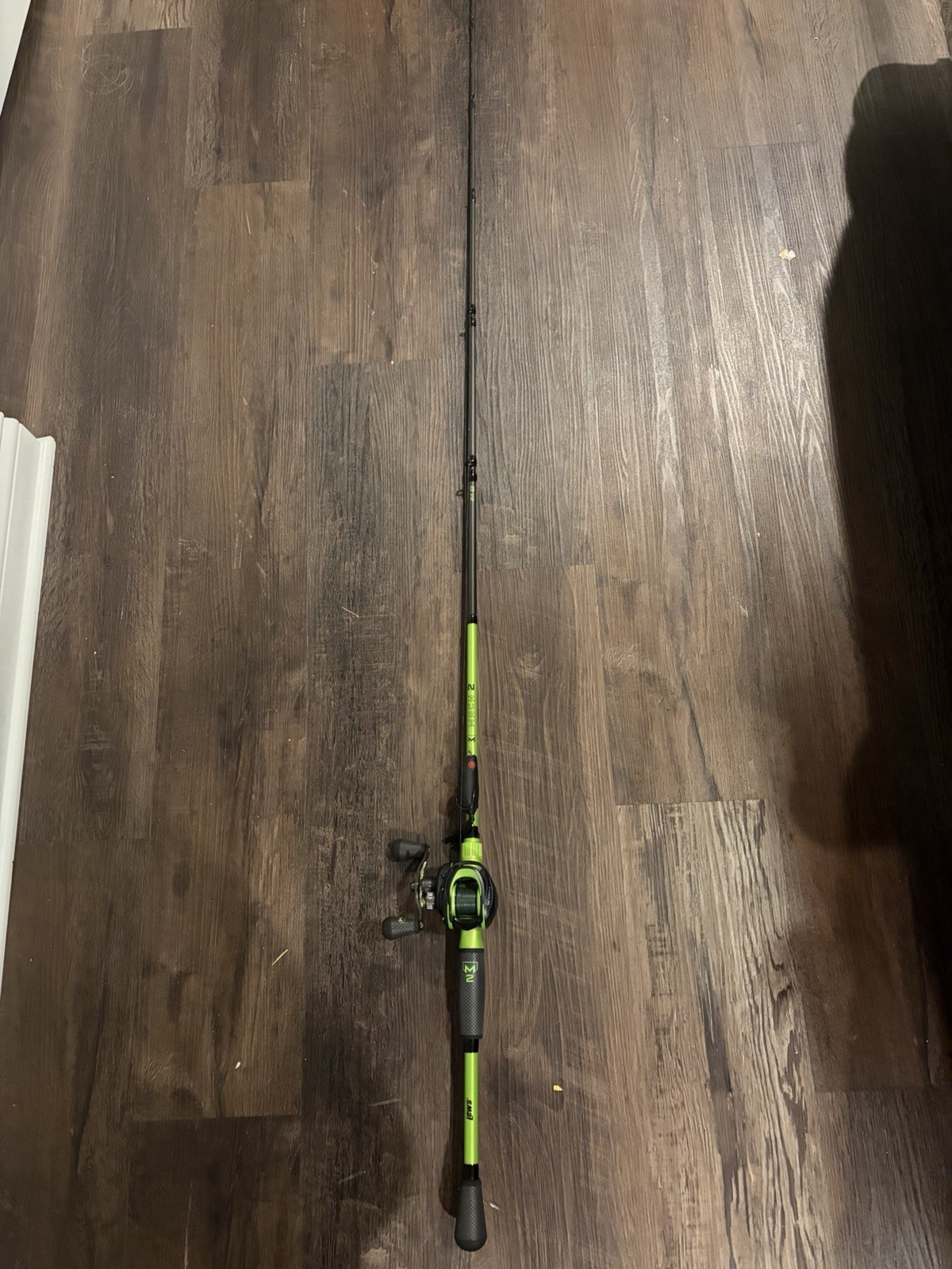 Lew's Mach 2 Baitcast Combo Fishing Rod & Baitcast Reel Gree