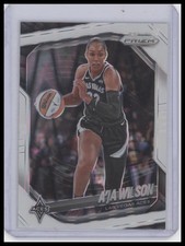 2025 Panini Prizm WNBA #76 A’ja Wilson White Seismic Prizms