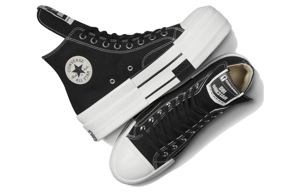 Size 8 - Rick Owens x Converse DRKSHDW DBL DRKSTAR Chuck 70 High