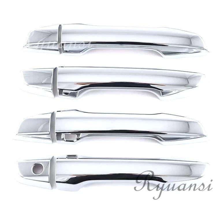 Chrome ABS Door Handle Cover Trim w/ Smart Keyholes For Honda CR-V CRV 2017-2022 Foto 3 de 3