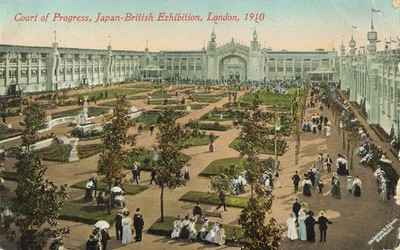 Farbe p/c The 1910 Court of progress Japan - British Exhibition 1043