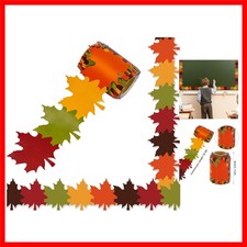 32.8Ft Fall Bulletin Board Borders, Maple Leaves Shape